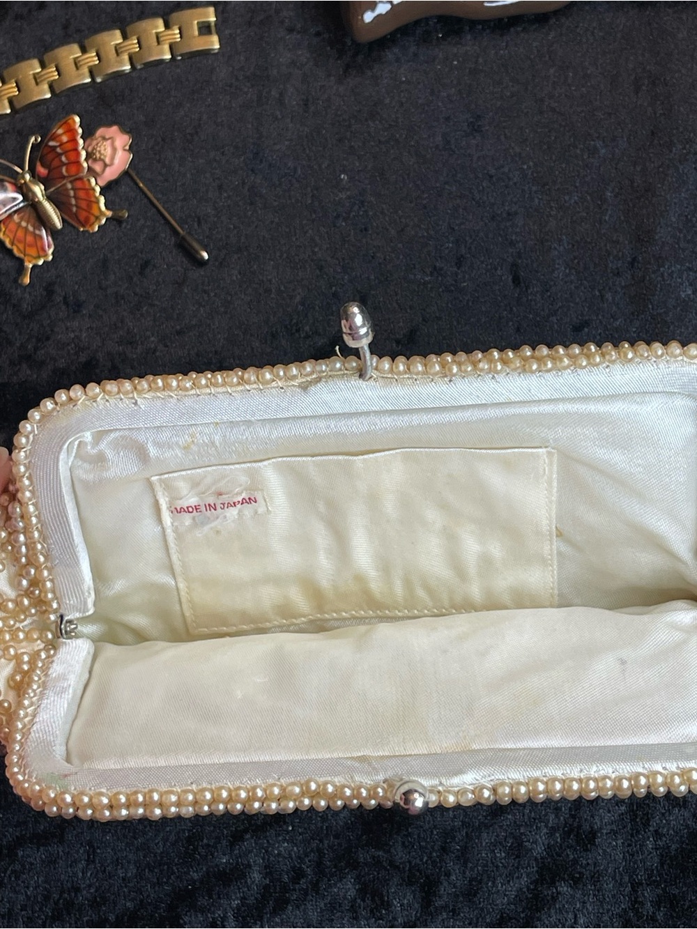 Vintage hand beaded change purse - Picture 2 of 5
